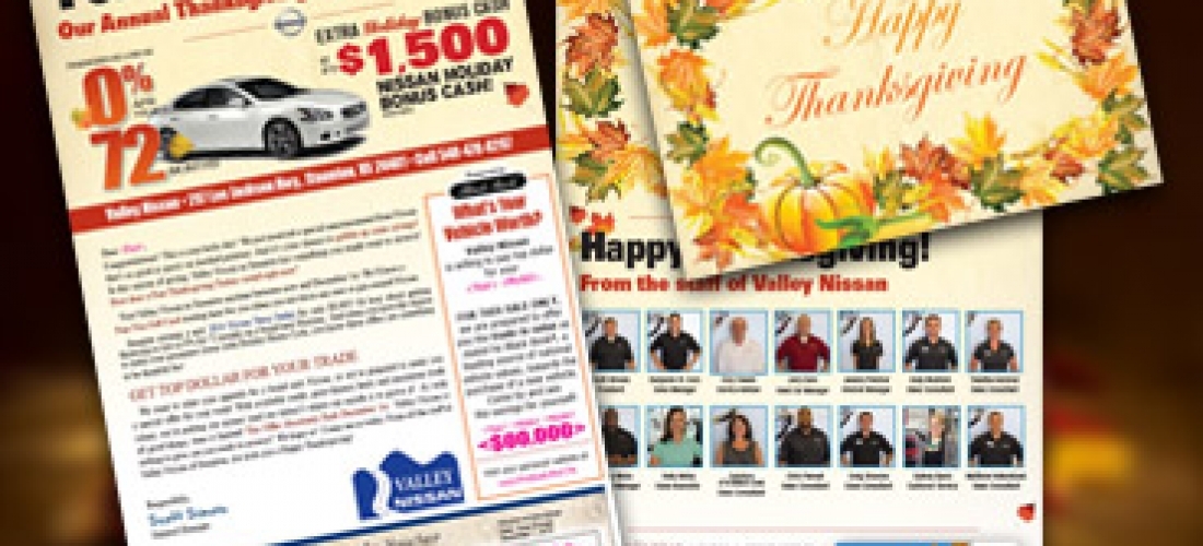 Holiday Card Mailer  in 6 x 9 Envelope